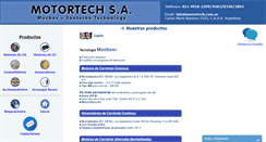 Desktop Screenshot of motortech.com.ar