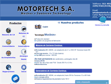 Tablet Screenshot of motortech.com.ar